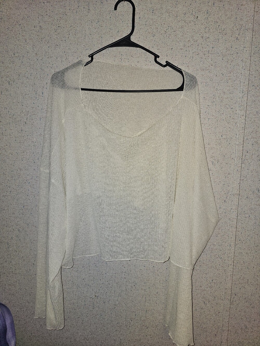 Sheer Cover-up Crop Top